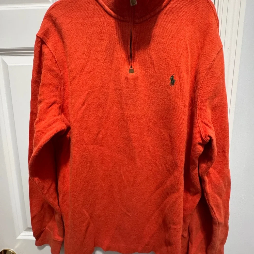 Polo by  Ralph Lauren size large 100% cotton sweater with long sleeves